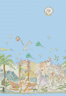 梦幻童话世界插画场景