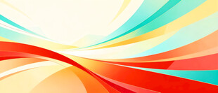 多彩动感线条背景图