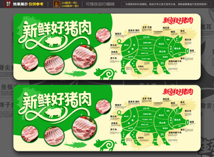 猪肉海报