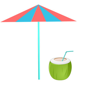 夏日清凉椰子