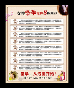 女性备孕注意事项清单