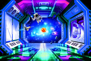 赛博朋克科幻场景