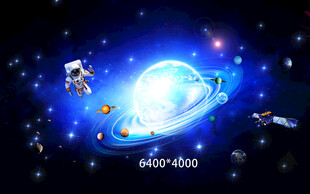 梦幻宇宙中的星球与飞船