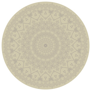 圆形古典复古花纹