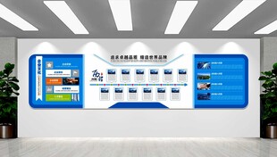 医院历程文化墙形象墙