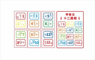 十二生肖甲骨文 