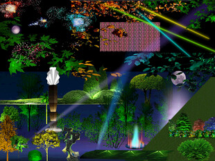 梦幻奇幻的多彩景观世界