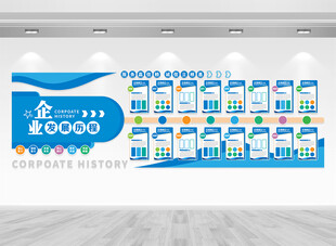 企业发展历程文化墙