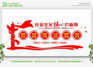 核心价值观文化墙 