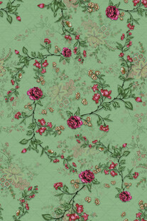 浅绿色底花卉图案纹理