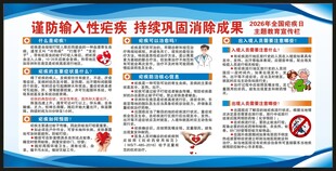 全国疟疾日宣传栏