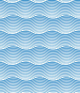 蓝色波浪纹无缝图案背景