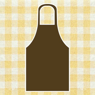 棕色围裙图案