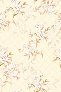 淡雅花卉图案背景