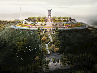 山顶观景台俯瞰壮丽风光