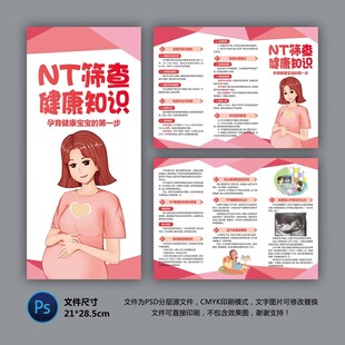 NT筛查三折页