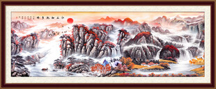 五岳独尊泰山国画