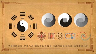 太极元素装饰图案设计