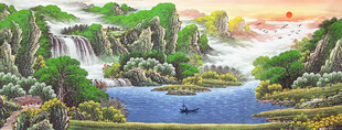 山水风景画