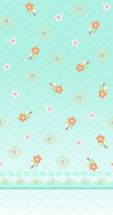 清新碎花浅绿色背景图案