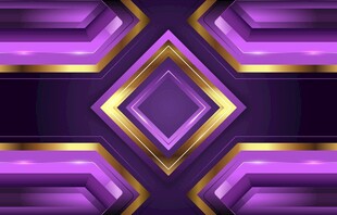 紫色几何金属质感背景
