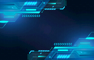 科技感蓝色渐变背景图案