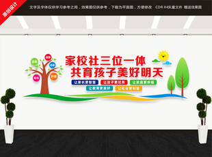 家长学校文化墙