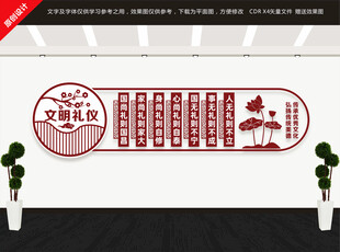 文明礼仪文化墙
