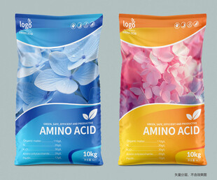 肥料编织袋氨基酸产品包装展示