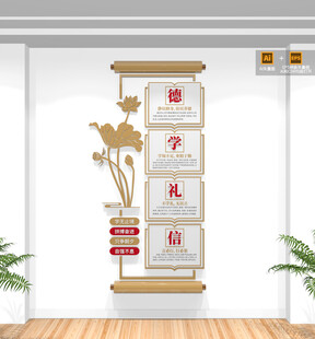 竖版校园文化墙