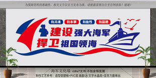 建设强大海军宣传文化墙