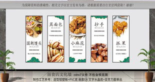中式面食展板