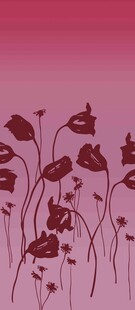 大牌定位花卉图案