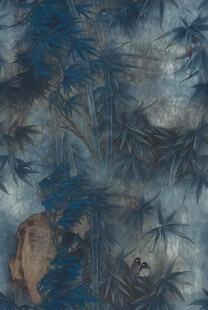 大牌中式古风森林动物图案