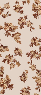 大牌复古花卉图案