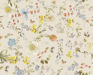 大牌清新花卉图案