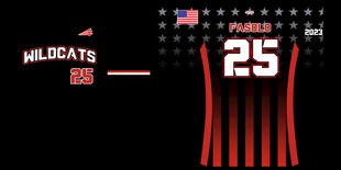 美国队25号篮球球衣