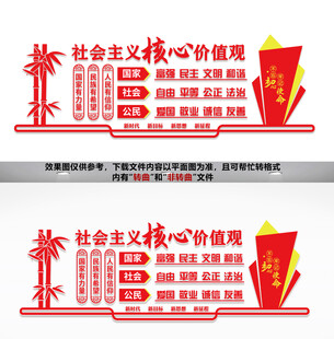 社会主义核心价值观文化墙