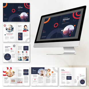 大数据画册ID模板