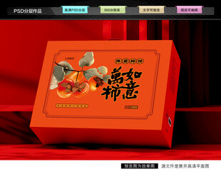 柿饼礼盒 蜜饯包装