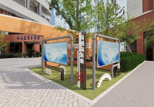 科技风格宣传窗