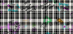 多彩格子图案纹理背景