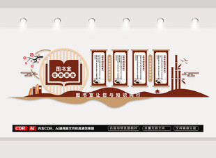 图书室管理文化墙