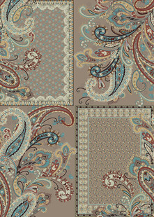 复古佩斯利花纹图案设计