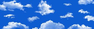 蓝天白云天花软膜
