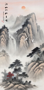 玄关山水装饰画