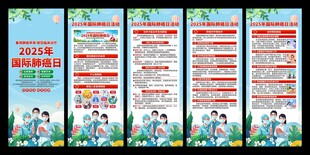 2025年国际肺癌日易拉宝