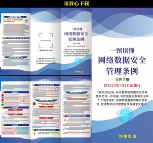 网络数据安全管理条例三折页
