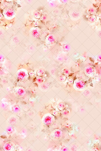 粉色花卉图案背景纹理