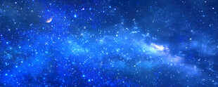 星空蓝色星空壁画